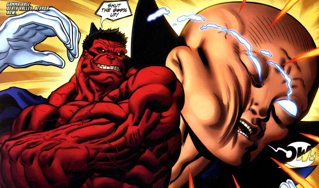 Quién es el general Ross. Red Hulk golpea a Uatu