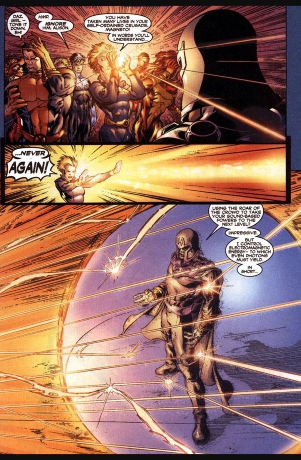 Poderes de Magneto - Un campo de fuerza