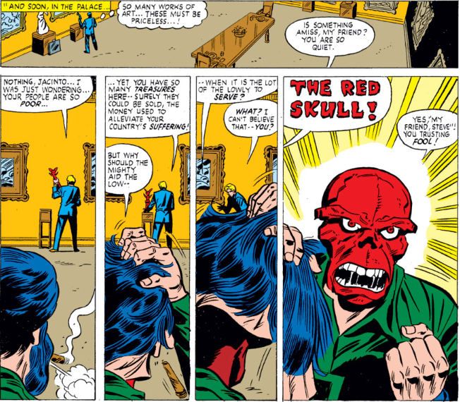 Capitán América Cráneo Rojo