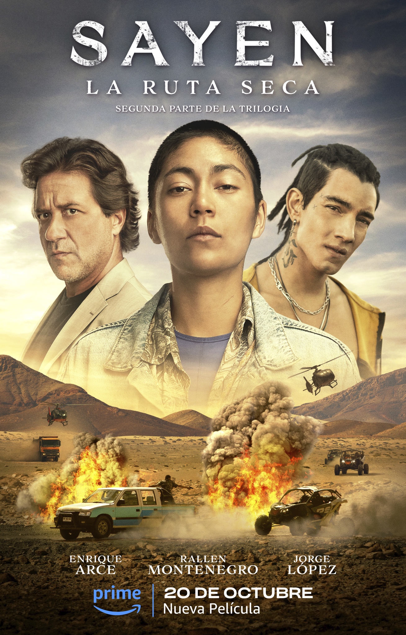 Prime Video presenta el emocionante tráiler de Sayen: La Ruta Seca, que se estrenará el 20 de octubre