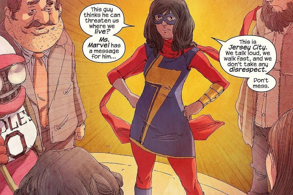 Ms Marvel defensora de Jersey City