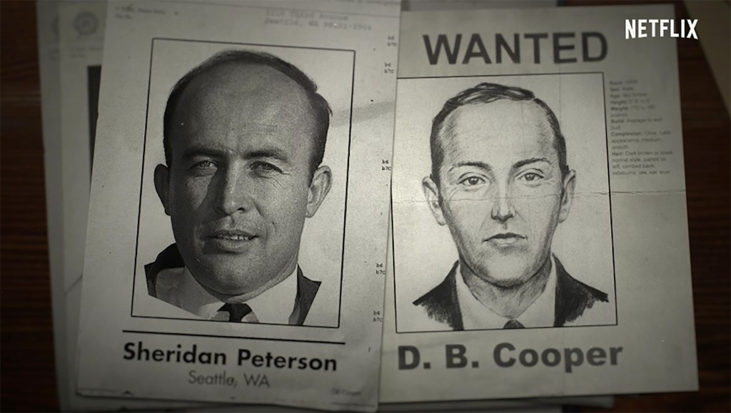 Netflix docuserie llamada DB Cooper Where Are You?