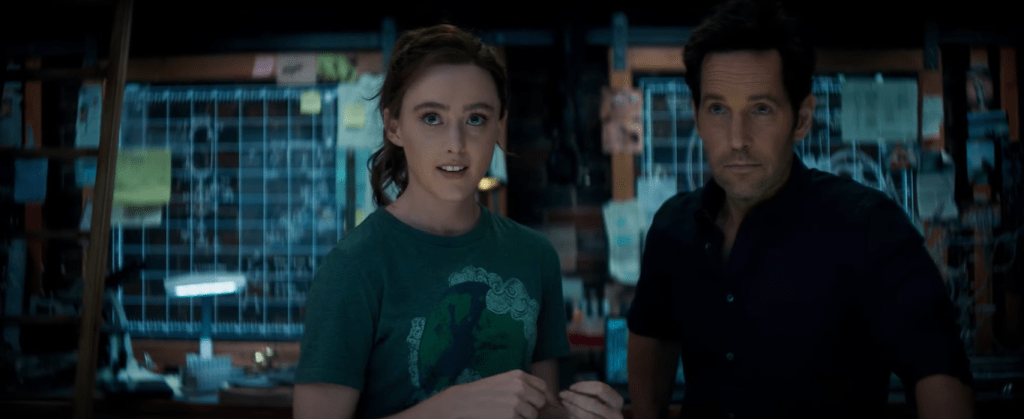 Primer vistazo de Kathryn Newton como Cassie Lang en Ant-Man and The Wasp Quantumania