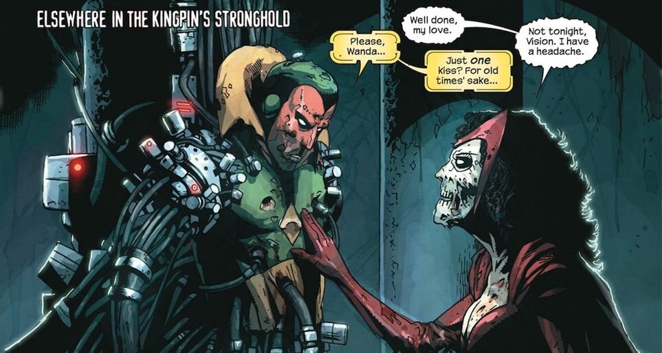 Scarlet Witch Wanda Zombie