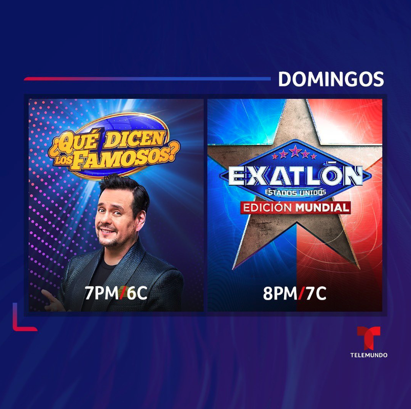 Domingos de Telemundo con toda la familia