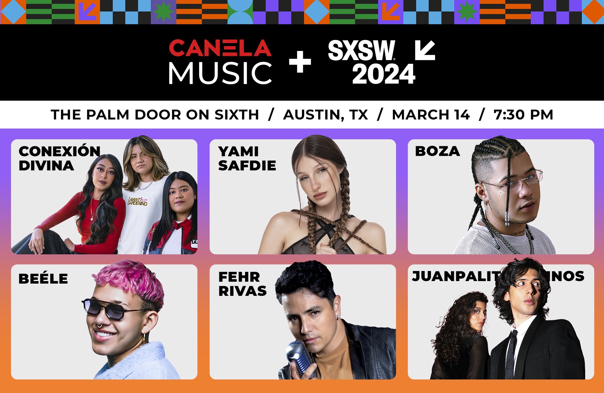 Canela Music celebra la cultura latina y a los artistas emergentes en el Festival de Música SXSW 2024