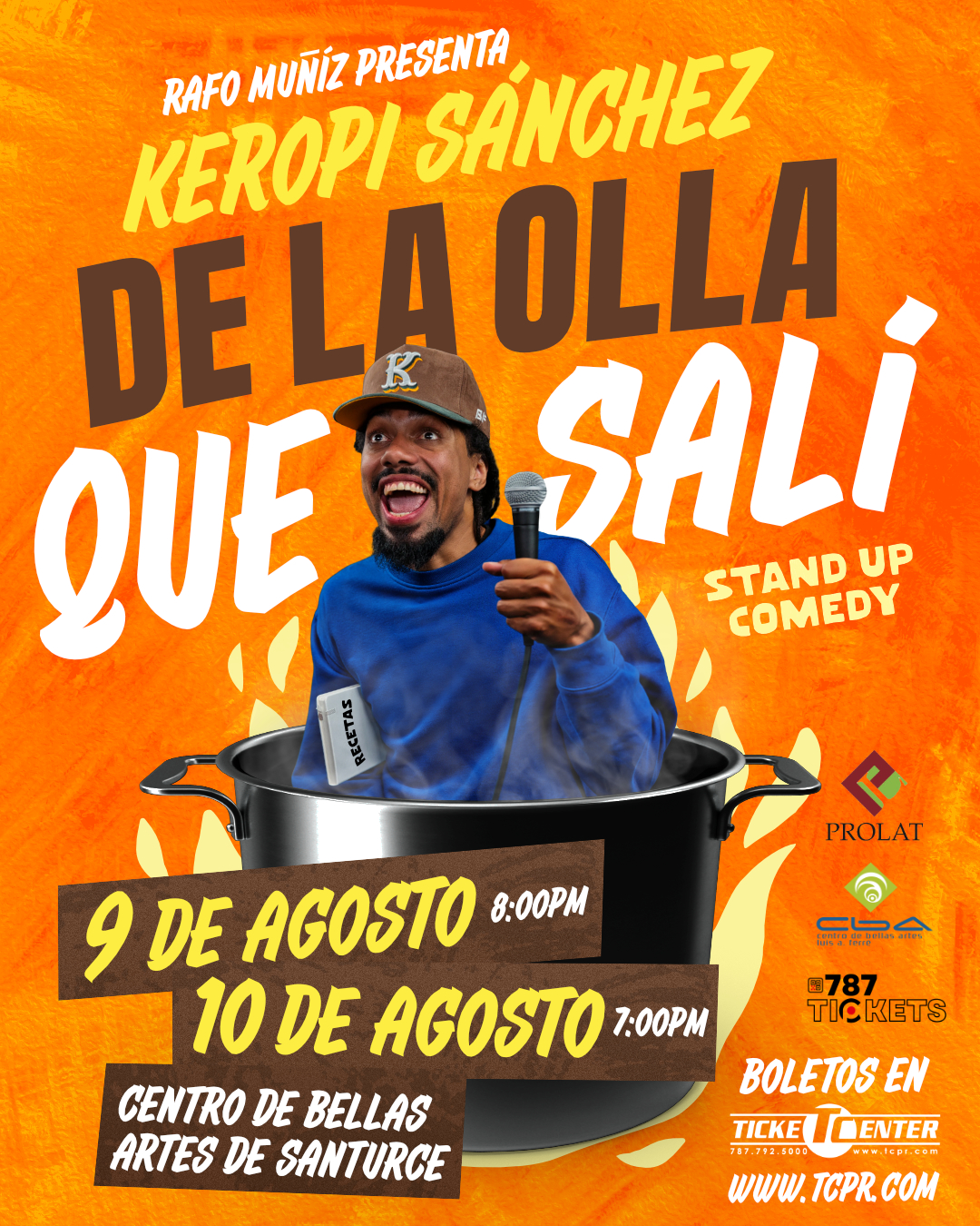 KEROPI SÁNCHEZ COCINARÁ CON RISAS, HISTORIAS Y VACILÓN EN SU DEBUT EN BELLAS ARTES DE SANTURCE